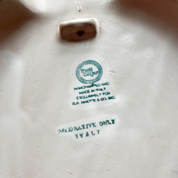 Vintage Macy's The Cellar Hand Painted Ceramic Cat Made in Italy Decor Trivet - Picture 6 of 8